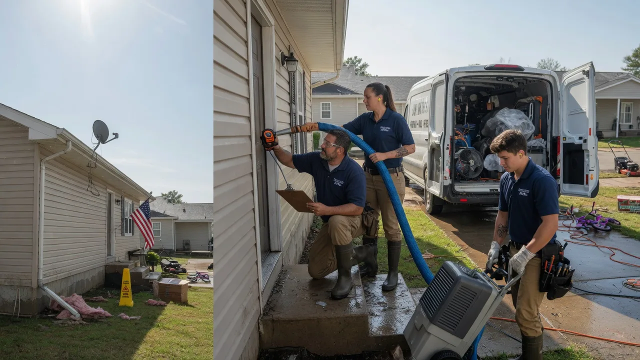 Ceiling Water Damage Restoration in Amanda, OH near me